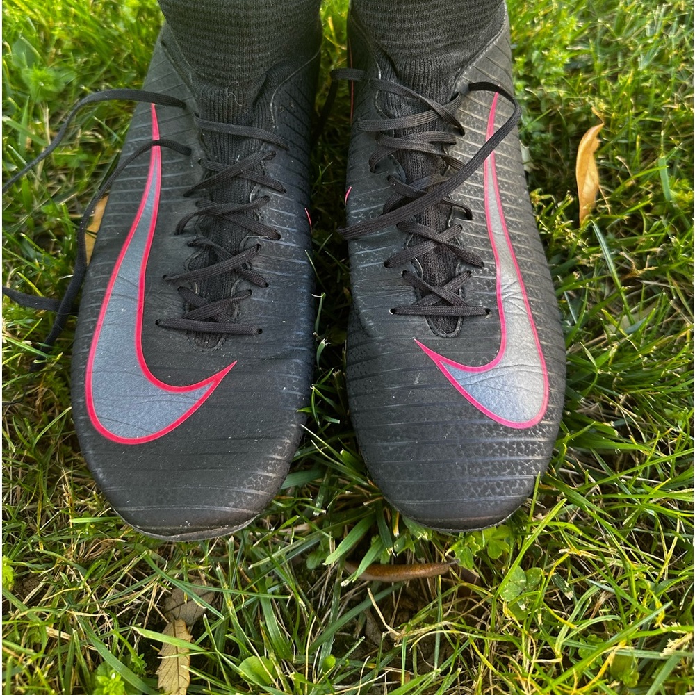 Nike Mercurial Vapor Superfly FG Black Soccer Cleats Boots US 5Y